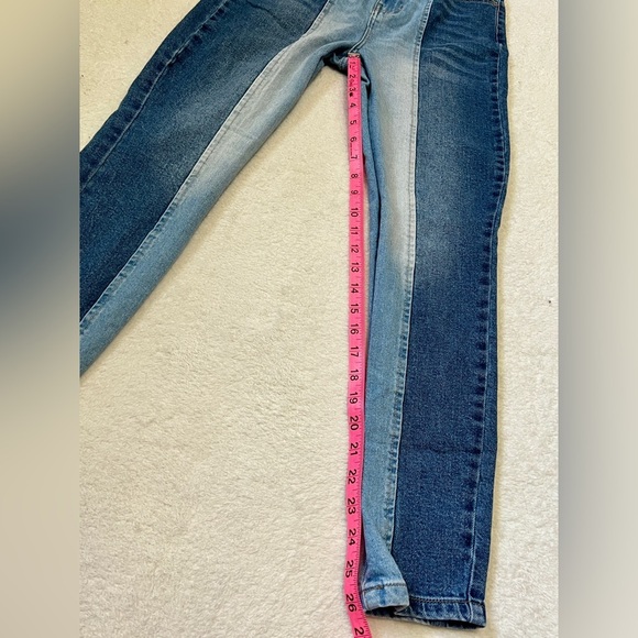 Kendall + Kylie Two Tone Ultra Babe Skinny Jean - Size 7/28 - Picture 12 of 12